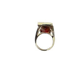 Fashion Rings Silvertone Costume Jewelry CrystalsSizes 6 and 6.5